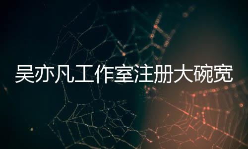 吴亦态为大碗作室注册 状中宽面凡工商标申请