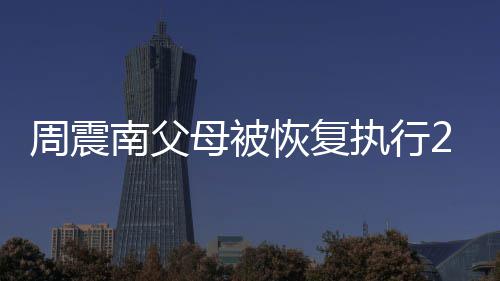 万余母被周震执行南父元 金融借款纠纷恢复涉及