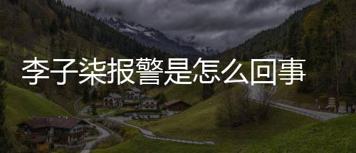 报警柒报怎么子柒原因警是揭秘回事李子 李