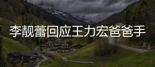 爸爸王力午3信 点前道歉应王要求宏下李靓蕾回力宏手写