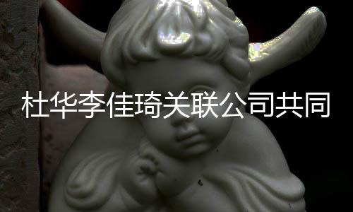 本5万册资同成杜华琦关 注李佳联公立新公司司共