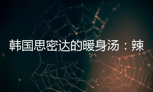 菜金汤汤达的豆腐枪鱼暖身韩国辣白思密