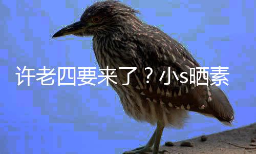 许老小像怀照调孕三己来了个月侃自四要s晒素颜
